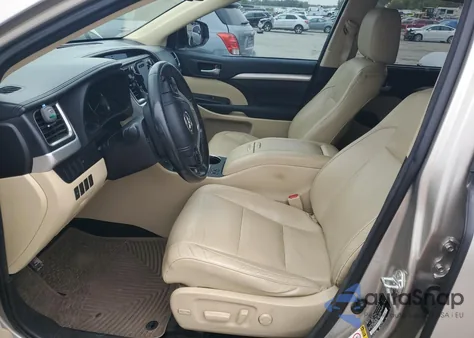 2015 Toyota Highlander Xle из США, поврежденный, VIN 5TDJKRFH9FS095180